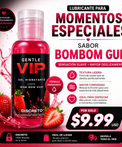 Lubricante VIP Sabor Bombom Gum – “El Delicioso”