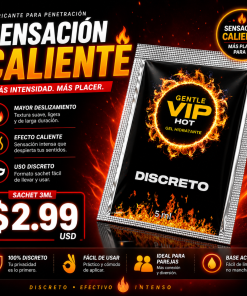Lubricante VIP HOT Sachet 3ML – “La Chispa”