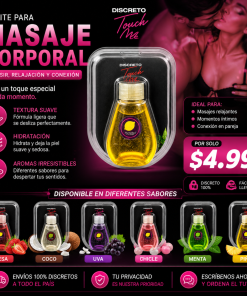 Touche me aceite para masaje